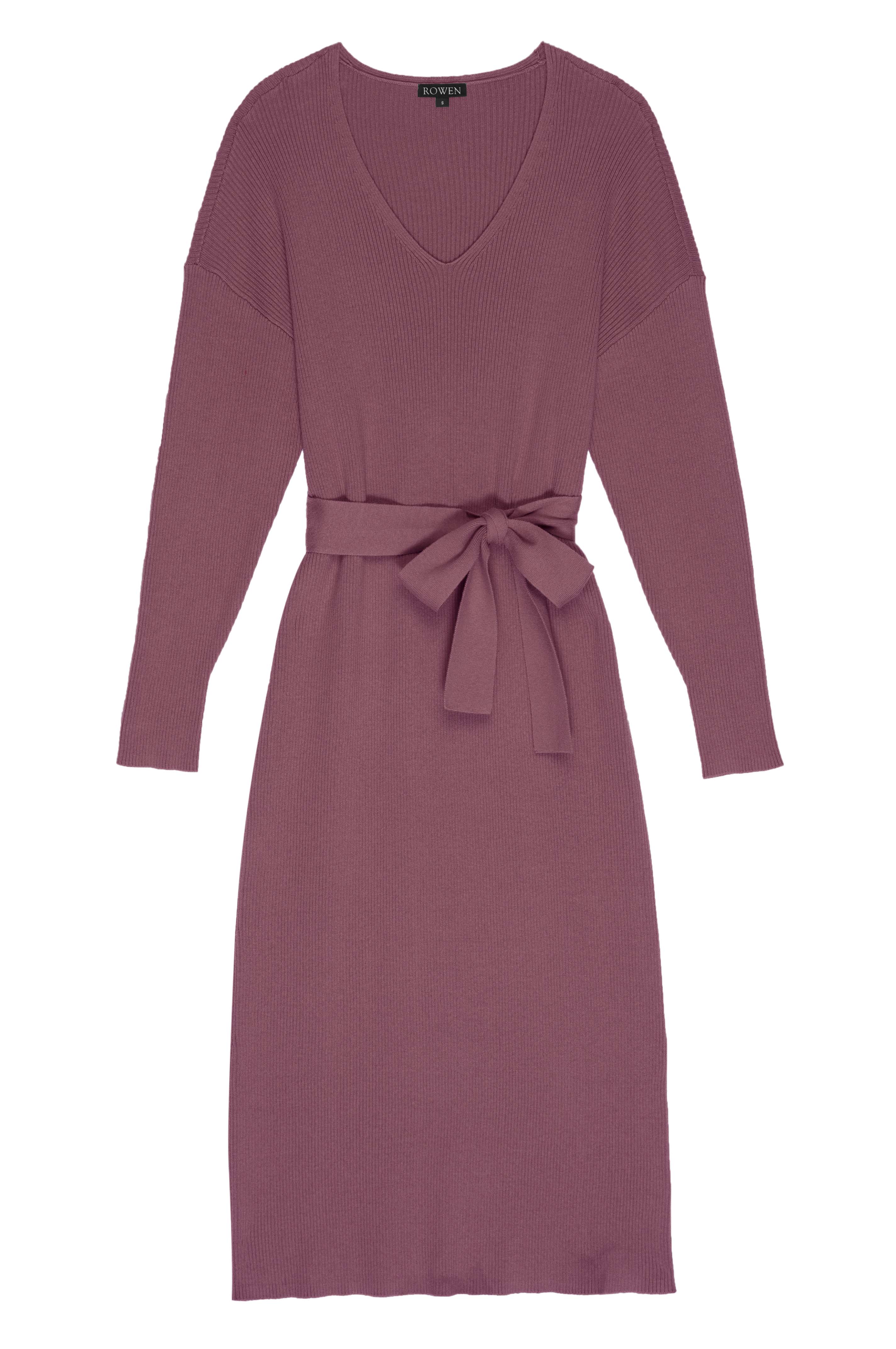 SWEATER DRESS - BERRY